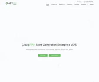 Appexnetworks.com(Enterprise Intranet Interconnection) Screenshot