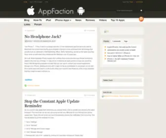 Appfaction.com(IPhone apps) Screenshot