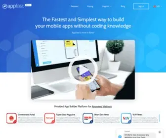 Appfast.io(Mobile App Builder Platform) Screenshot