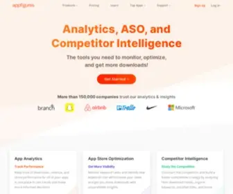 Appfigures.com(ASO tools) Screenshot