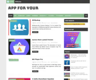 Appforyour.com(APP FOR YOUR) Screenshot