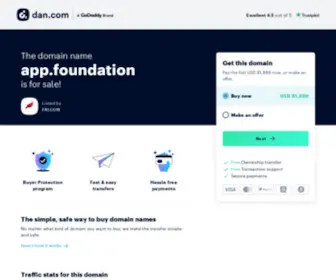 APP.foundation(Domain Details Page) Screenshot