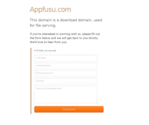 Appfusu.com(Appfusu) Screenshot