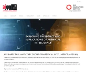 APPG-AI.org(APPG AI) Screenshot