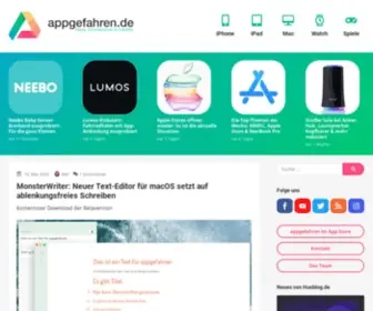 Appgefahren.de(Blog) Screenshot