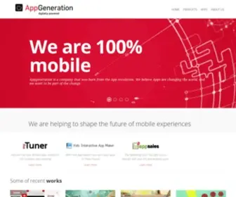 Appgeneration.com(Digitally powered) Screenshot