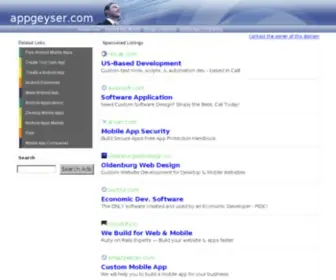 Appgeyser.com(Appgeyser) Screenshot