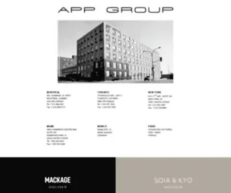 Appgroup.ca(APP GROUP) Screenshot