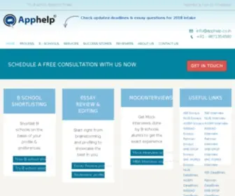 Apphelp.co.in(#1 MBA admission consultant in India) Screenshot