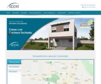 Appia.com.mx(Appia Residencias) Screenshot