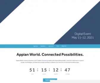 Appianworld.com(Join us in sunny San Diego May 1) Screenshot