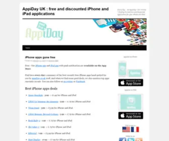 Appiday.co.uk(We search and track for you the best iPhone and iPad deals) Screenshot