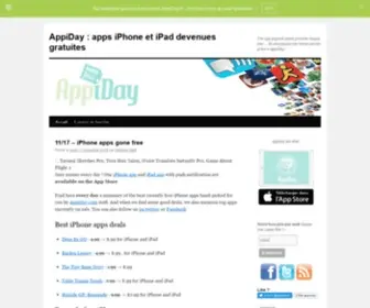 Appiday.fr(Apps iPhone et iPad devenues gratuites) Screenshot