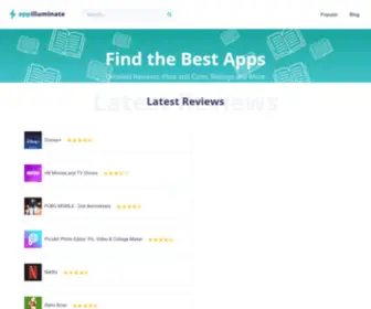 Appilluminate.com(Popular Apps and for mobile devices) Screenshot