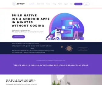 Appilyappbuilder.com(Appily App Builder) Screenshot