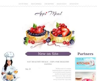 Appimeal.com(A Cooking Blog) Screenshot