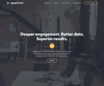Appinium.com(The ONLY Native Salesforce Enterprise Video and Learning Management Platform) Screenshot