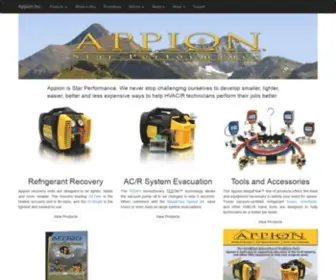 Appioninc.com(Appion Inc) Screenshot