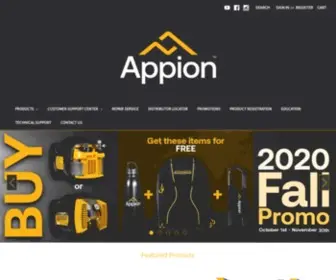 Appiontools.com(Appion Tools) Screenshot