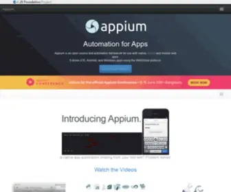 Appium.io(Mobile App Automation Made Awesome) Screenshot