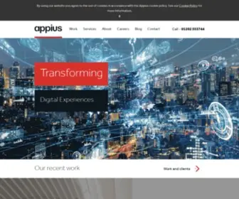Appius.com(UK Web Development & Digital Agency) Screenshot