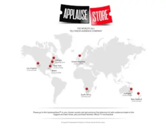Applausestore.com(The No.1 Official Free Television & Radio Audience Ticket Destinations) Screenshot