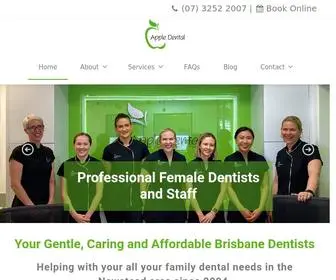 Apple-Dental.com.au(Dentist Newstead QLD) Screenshot