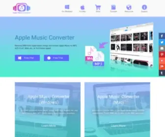Apple-Music-Converter.net(Best M4P to MP3 Converter & Apple Music DRM Removal) Screenshot