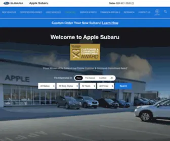 Apple-Subaru.com(Apple Subaru) Screenshot