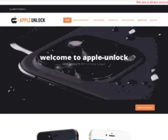 Apple-Unlock.net(APPLE UNLOCK Best Server For Unlock Device) Screenshot