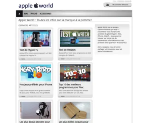 Apple-World.fr(Apple World) Screenshot