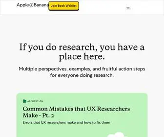 Appleandbanana.org(Apple & Banana) Screenshot