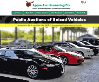 Appleauctioneeringco.com(Government Auctions) Screenshot