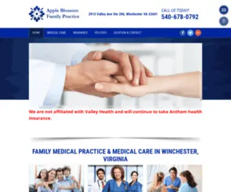 Appleblossomfp.com(Family Medical Practice) Screenshot