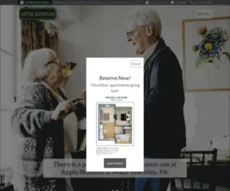 Appleblossomseniorliving.com(Senior Community) Screenshot