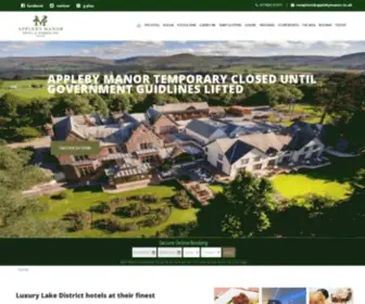 Applebymanor.co.uk(Lake District Hotels. Appleby Manor Hotel & Garden Spa) Screenshot