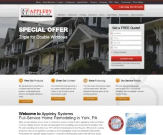 Applebysystems.com(Appleby Systems Inc) Screenshot