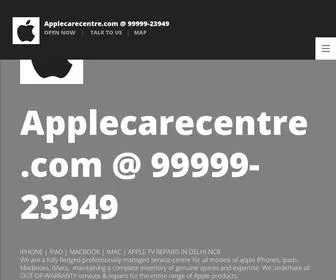 Applecarecentre.com(Applecarecentre @in New Delhi) Screenshot