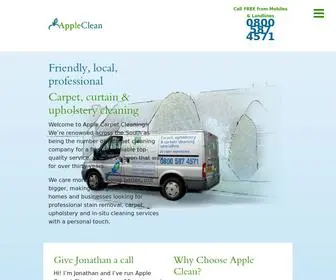 Appleclean.co.uk(Carpet Cleaning Services) Screenshot