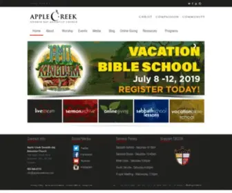 Applecreeksda.com(Apple Creek Seventh) Screenshot
