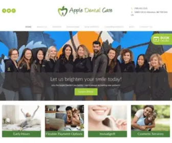 Appledentalcare.com(Apple Dental Care) Screenshot