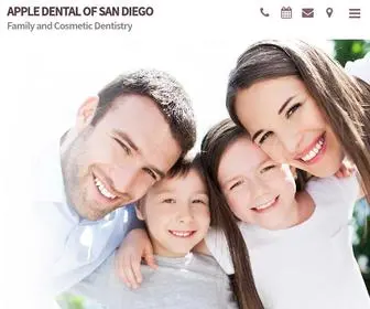 Appledentalsandiego.com(Dentist San Diego CA) Screenshot