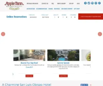 Applefarm.com(Charming Hotel in San Luis Obispo) Screenshot