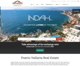 Applegaterealtors.com(Puerto Vallarta Real Estate) Screenshot