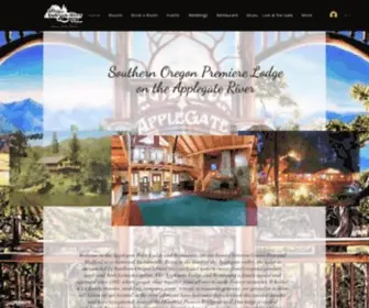 Applegateriverlodge.com(The Applegate River Lodge) Screenshot
