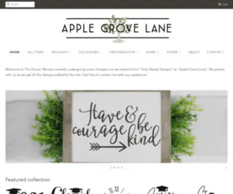 Applegrovelane.com(Apple Grove Lane) Screenshot