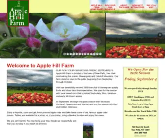 Applehillfarm.com(Pick Your Own Apples at Apple Hill Farm) Screenshot