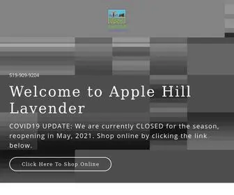 Applehilllavender.ca(Apple Hill Lavender) Screenshot