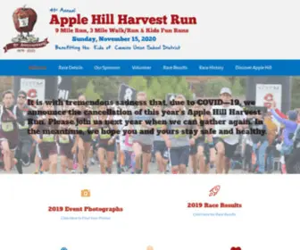 Applehillrun.org(Run/Walk and Kids Fun Runs) Screenshot