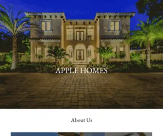 Applehomesfl.com(Apple Homes) Screenshot